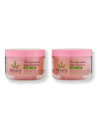 Hempz Hempz Pomegranate Herbal Sugar Scrub 2 Ct 7.3 oz Body Scrubs & Exfoliants 