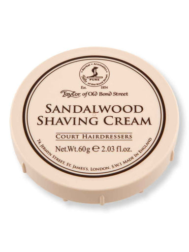 Taylor of Old Bond Street Taylor of Old Bond Street Sandalwood Shaving Cream 60 ml Shaving Creams, Lotions & Gels 