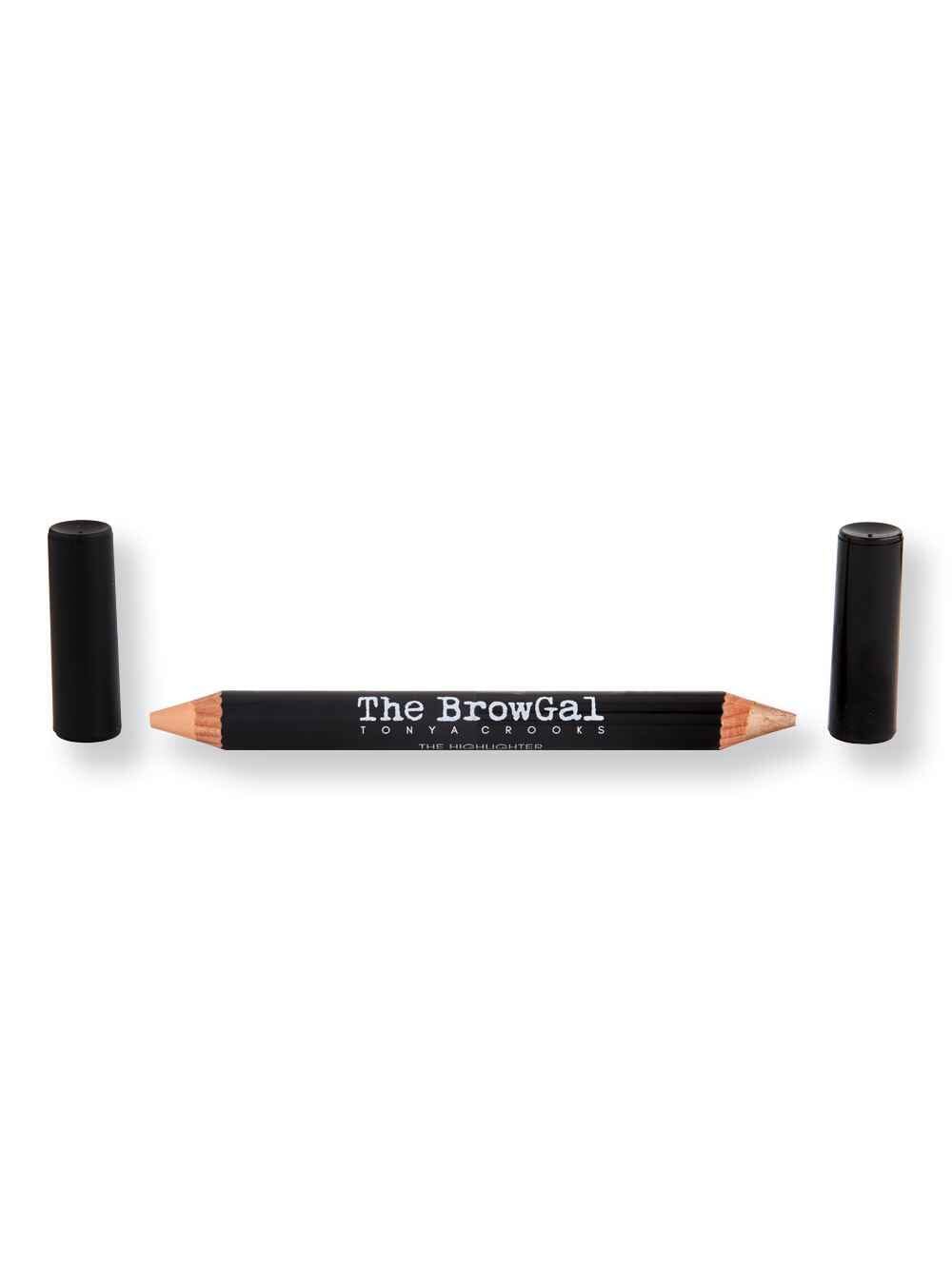 The BrowGal The BrowGal Double Ended Highlighter Pencil 02 Nude/Gold Eyebrows 