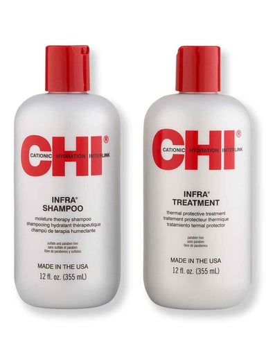 CHI CHI Infra Shampoo & Treatment 12 oz Hair Care Value Sets 