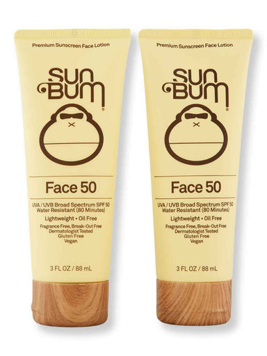 Sun Bum Sun Bum Original SPF 50 Clear Face Lotion 2 Ct 3 oz Face Moisturizers 