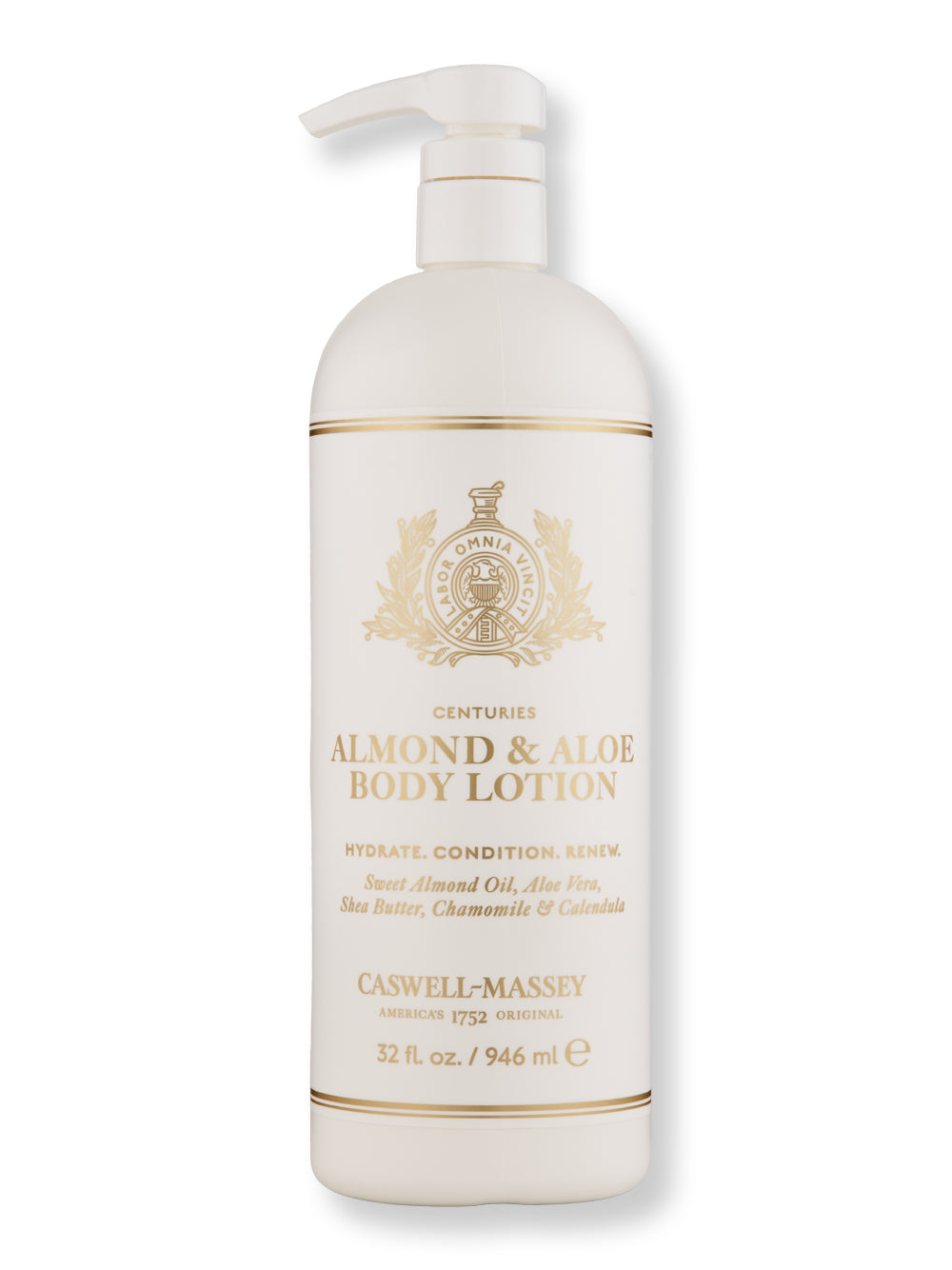 Caswell Massey Almond & Aloe Titanic Body Lotion 32 oz