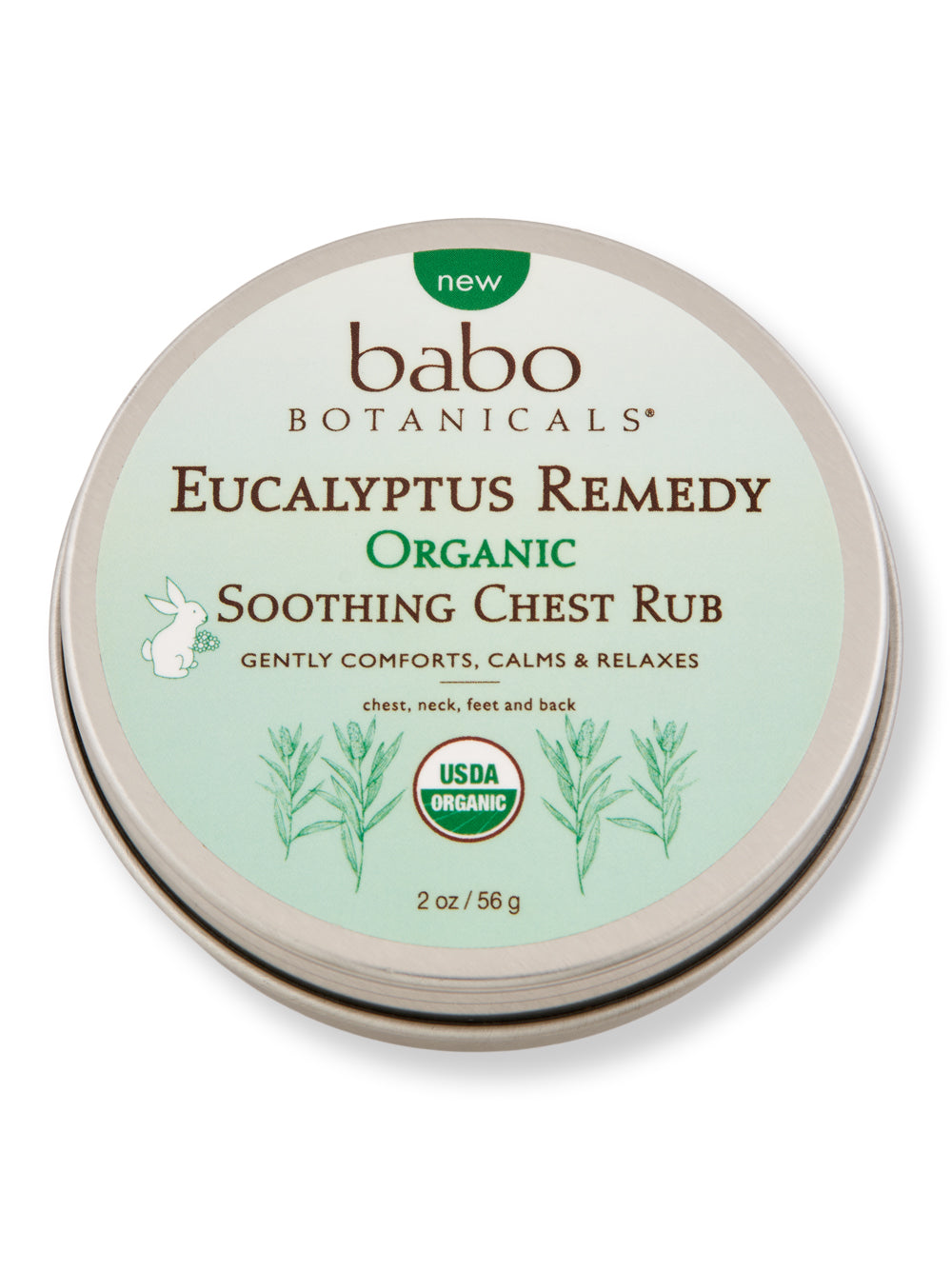 Babo Botanicals Eucalyptus Remedy Soothing Chest Rub 2 oz