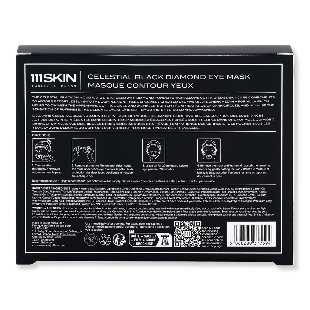 111SKIN 111SKIN Celestial Black Diamond Eye Mask Face Masks 