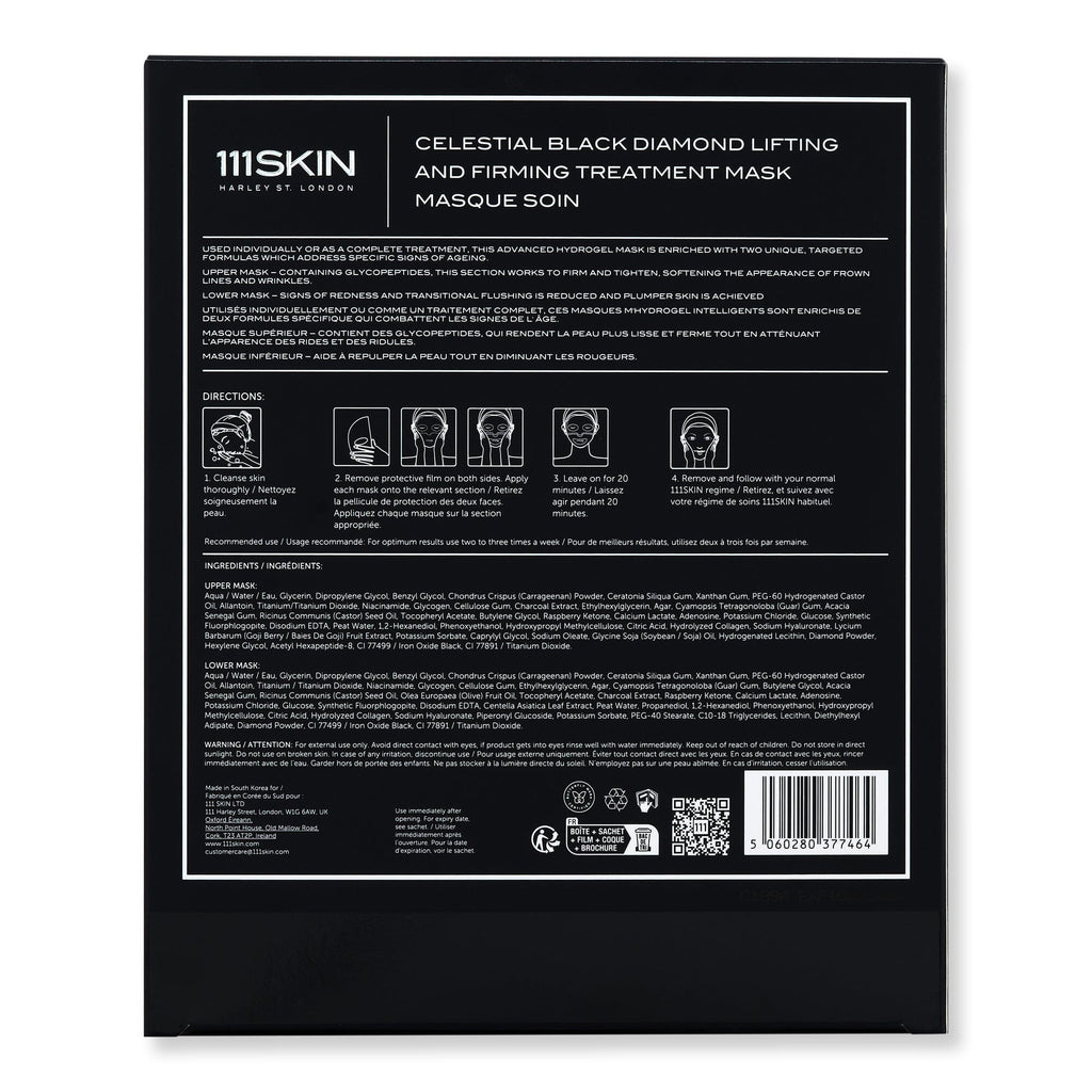 111SKIN 111SKIN Celestial Black Diamond Lifting and Firming Treatment Mask Face Masks 