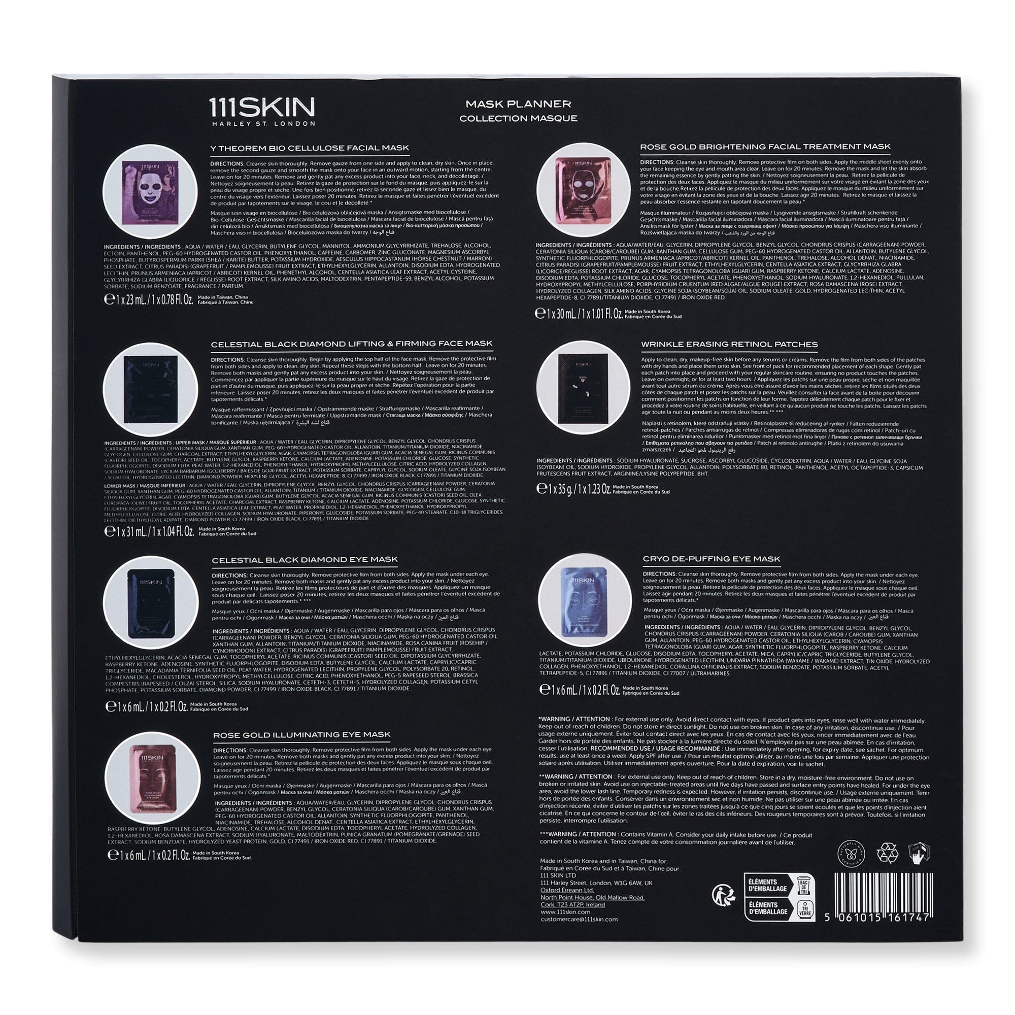 111SKIN 111SKIN Master Masking Planner Face Masks 