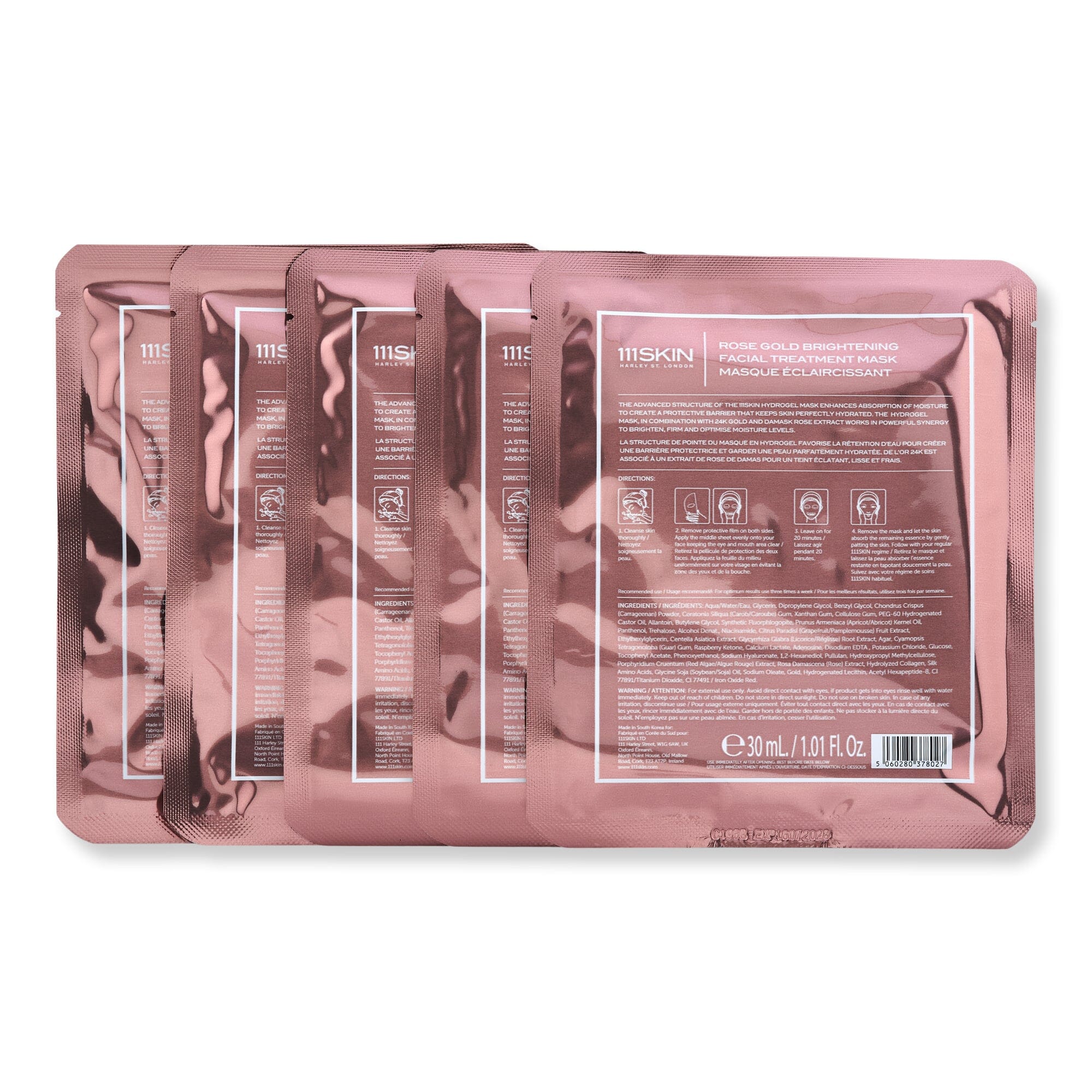 111SKIN 111SKIN Rose Gold Brightening Facial Treatment Mask Face Masks 