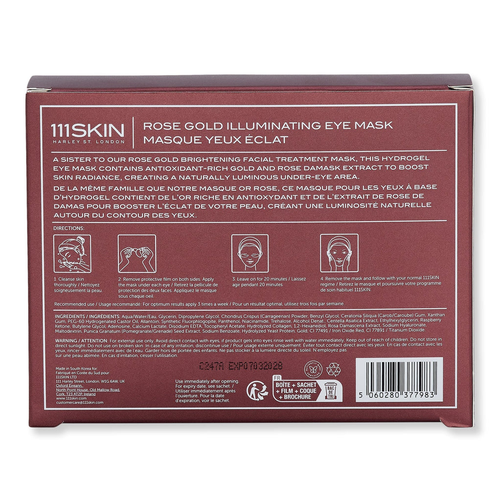 111SKIN 111SKIN Rose Gold Illuminating Eye Mask Face Masks 