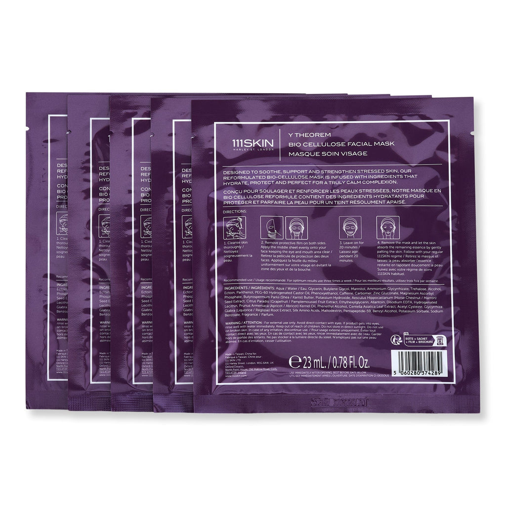 111SKIN 111SKIN Y Theorem Bio Cellulose Facial Mask Face Masks 