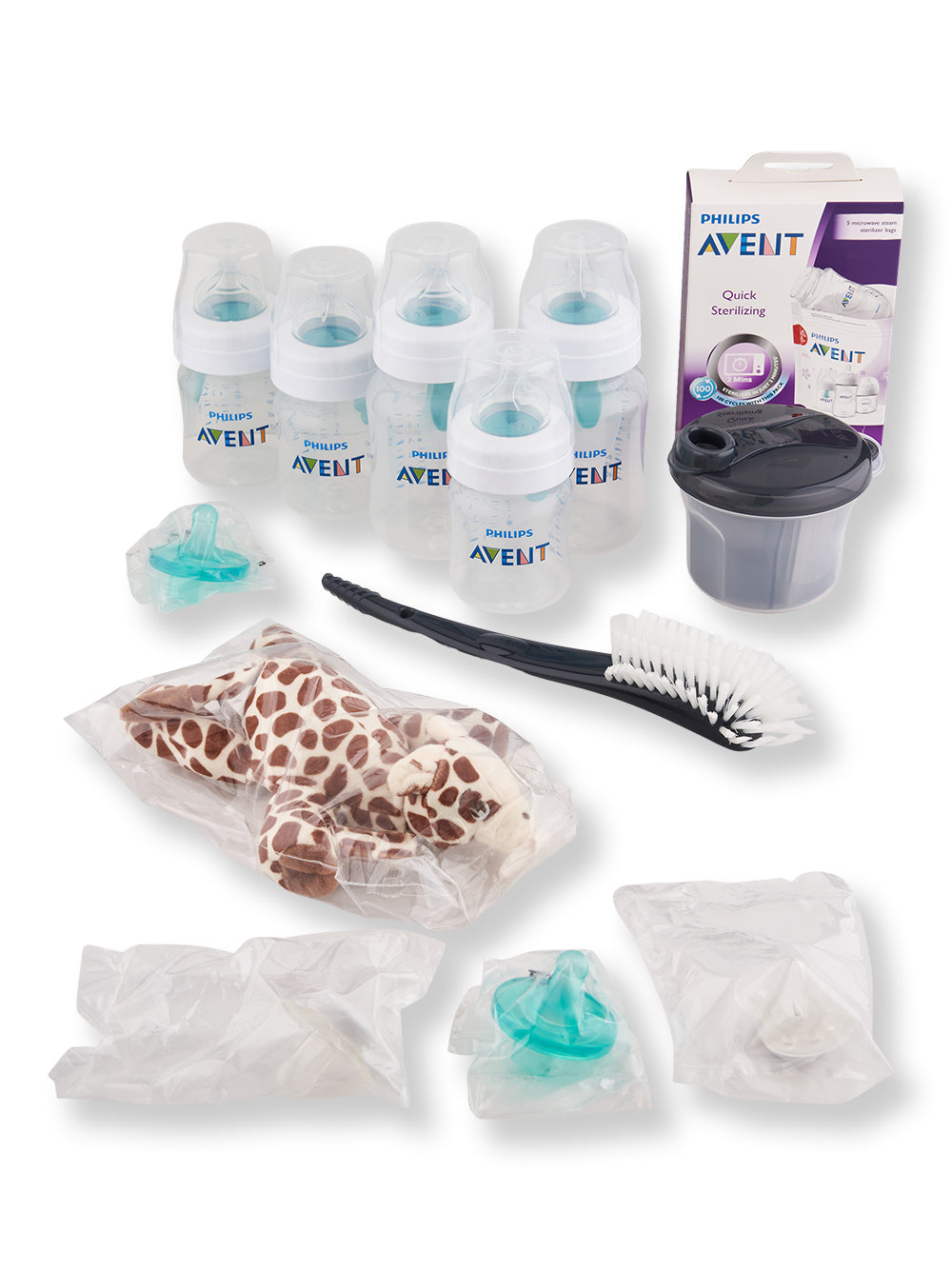 Philips Avent Anti-Colic Baby Bottle With AirFree Vent Essentials Gift Set