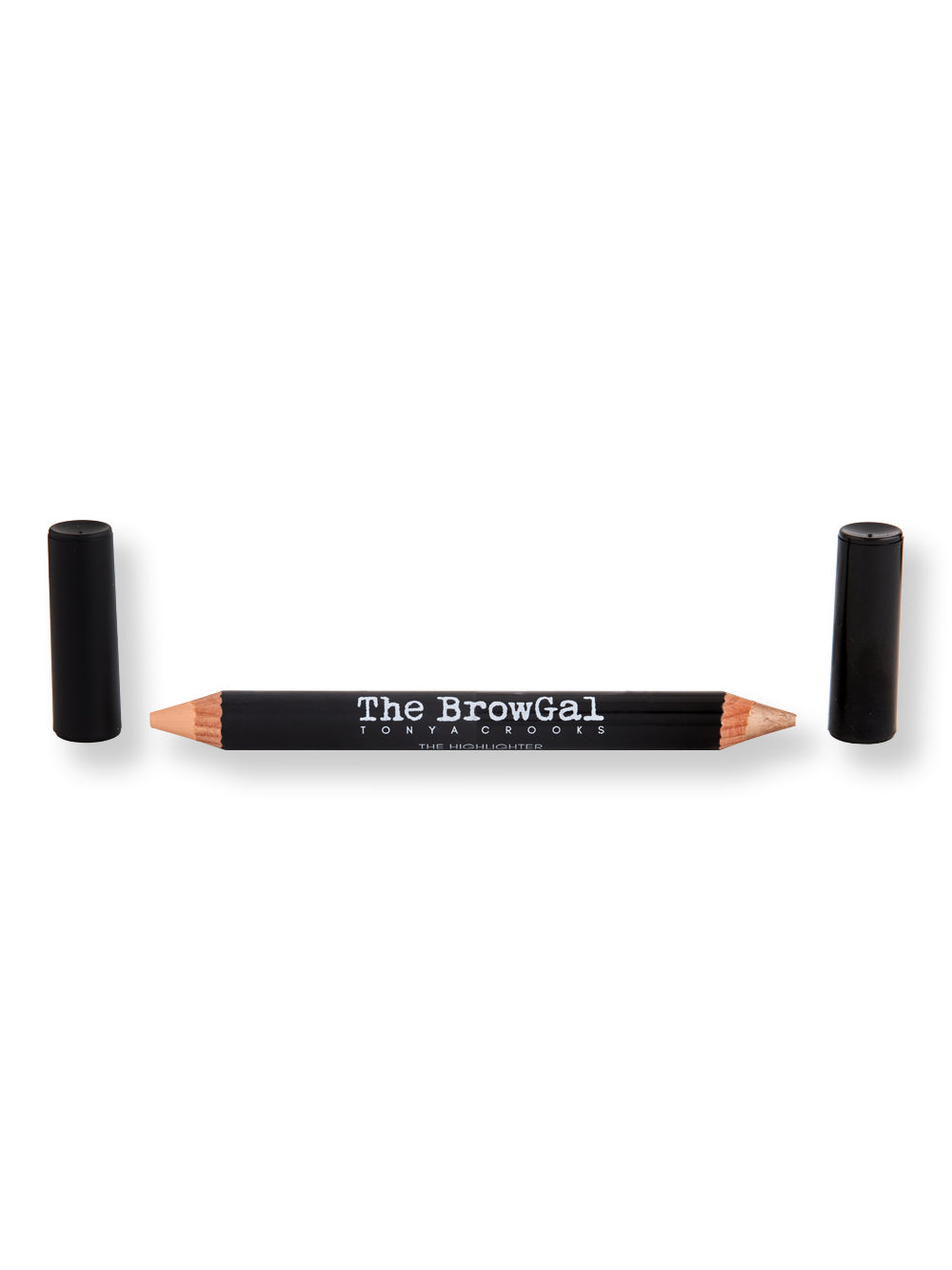 The BrowGal Double Ended Highlighter Pencil 02 Nude/Gold