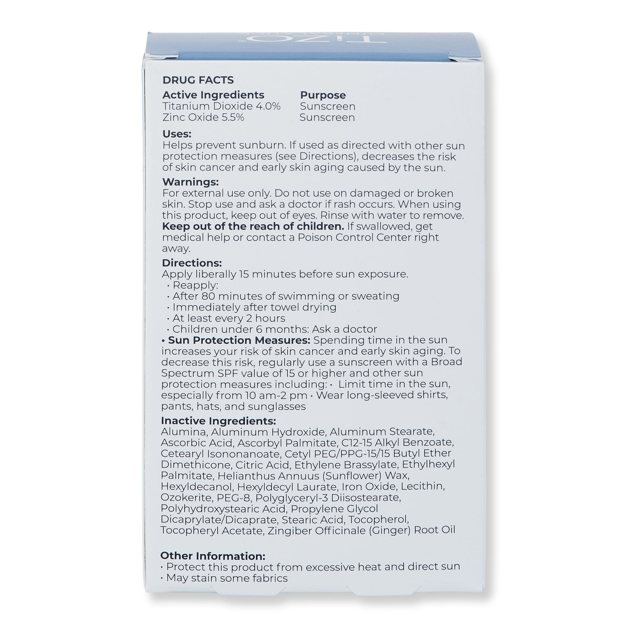 Buy online TIZO Mineral Stick Tinted SPF 45 1 oz 30 g EP-25001088