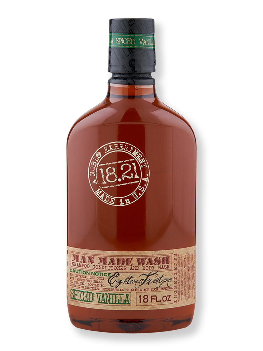 18.21 Man Made 18.21 Man Made Man Made Wash Spiced Vanilla 18 oz Shower Gels & Body Washes 