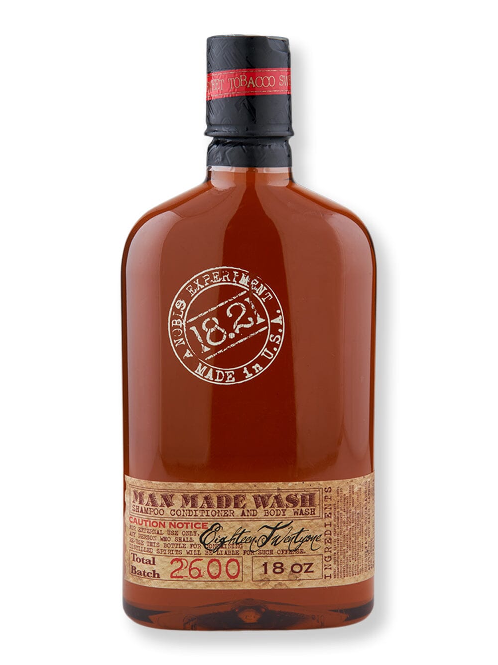 18.21 Man Made 18.21 Man Made Man Made Wash Sweet Tobacco Shower Gels & Body Washes 18 oz 