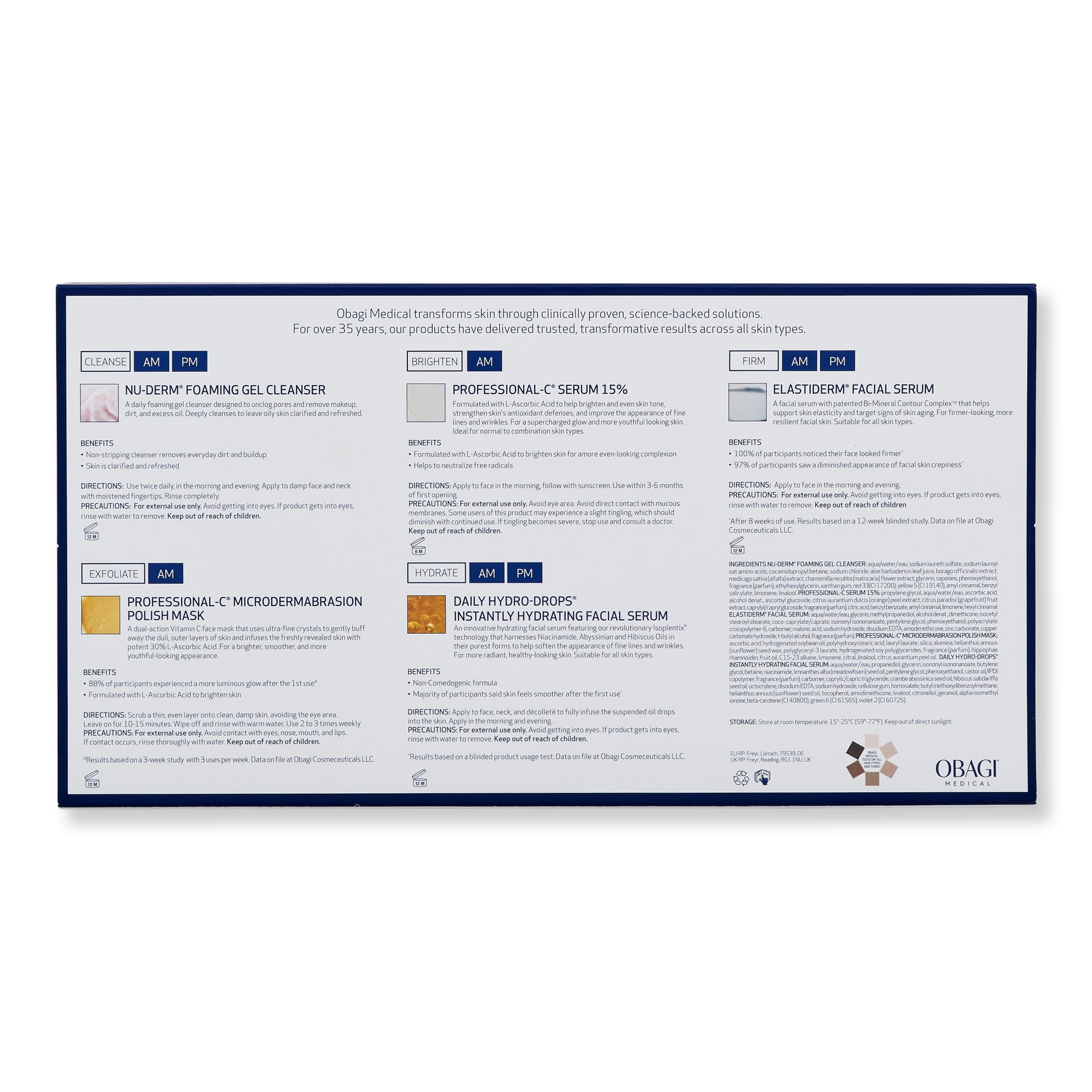 Buy online Obagi Bestsellers Trial Kit EP-23650368