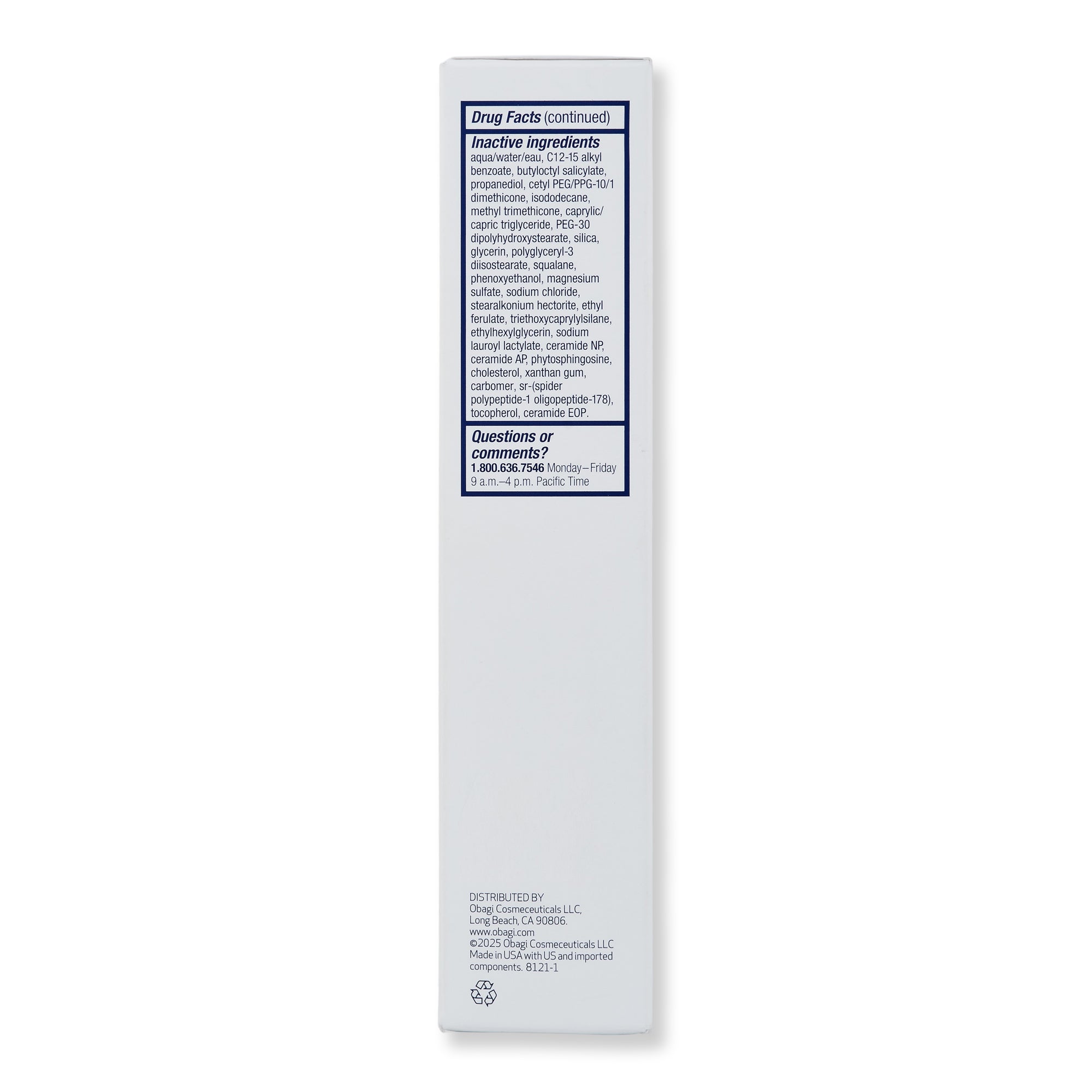 Buy online Obagi Mineral UV Barrier Protect Broad Spectrum SPF 40 1.7 oz 50 ml EP-27036912