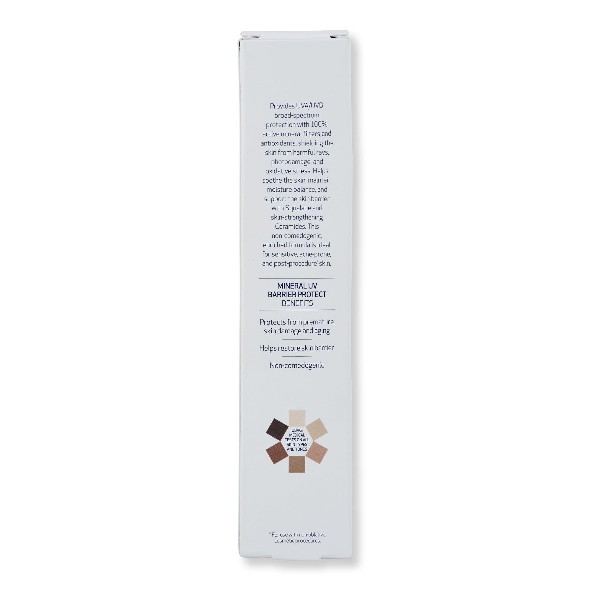 Buy online Obagi Mineral UV Barrier Protect Broad Spectrum SPF 40 1.7 oz 50 ml EP-27036912