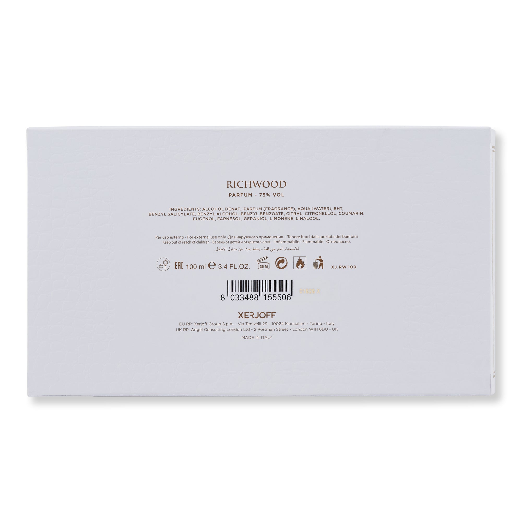 Buy online Xerjoff Richwood Eau de Parfum 3.4 oz EP-27236832