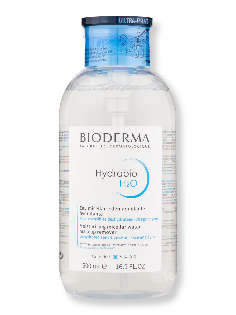 Bioderma Hydrabio H2O with Pump 16.7 fl oz500 ml