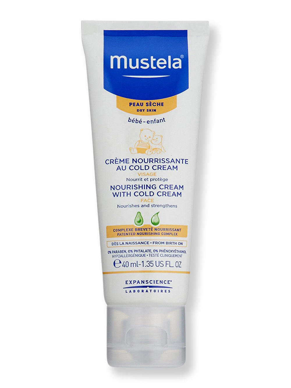 Mustela Nourishing Cream With Cold Cream Face 1.35 oz40 ml