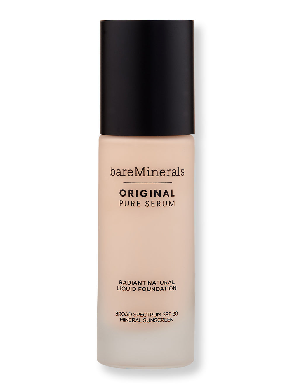 Bareminerals Original Pure Serum Radiant Natural Liquid Foundation Mineral SPF 20 1 oz30 mlFair Cool 1