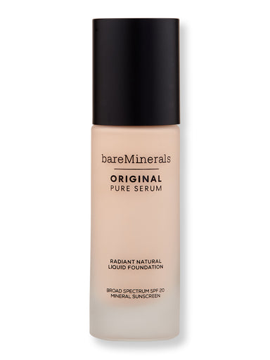 Buy online Bareminerals Original Pure Serum Radiant Natural Liquid Foundation Mineral SPF 20 1 oz 30 ml Fair Cool 1