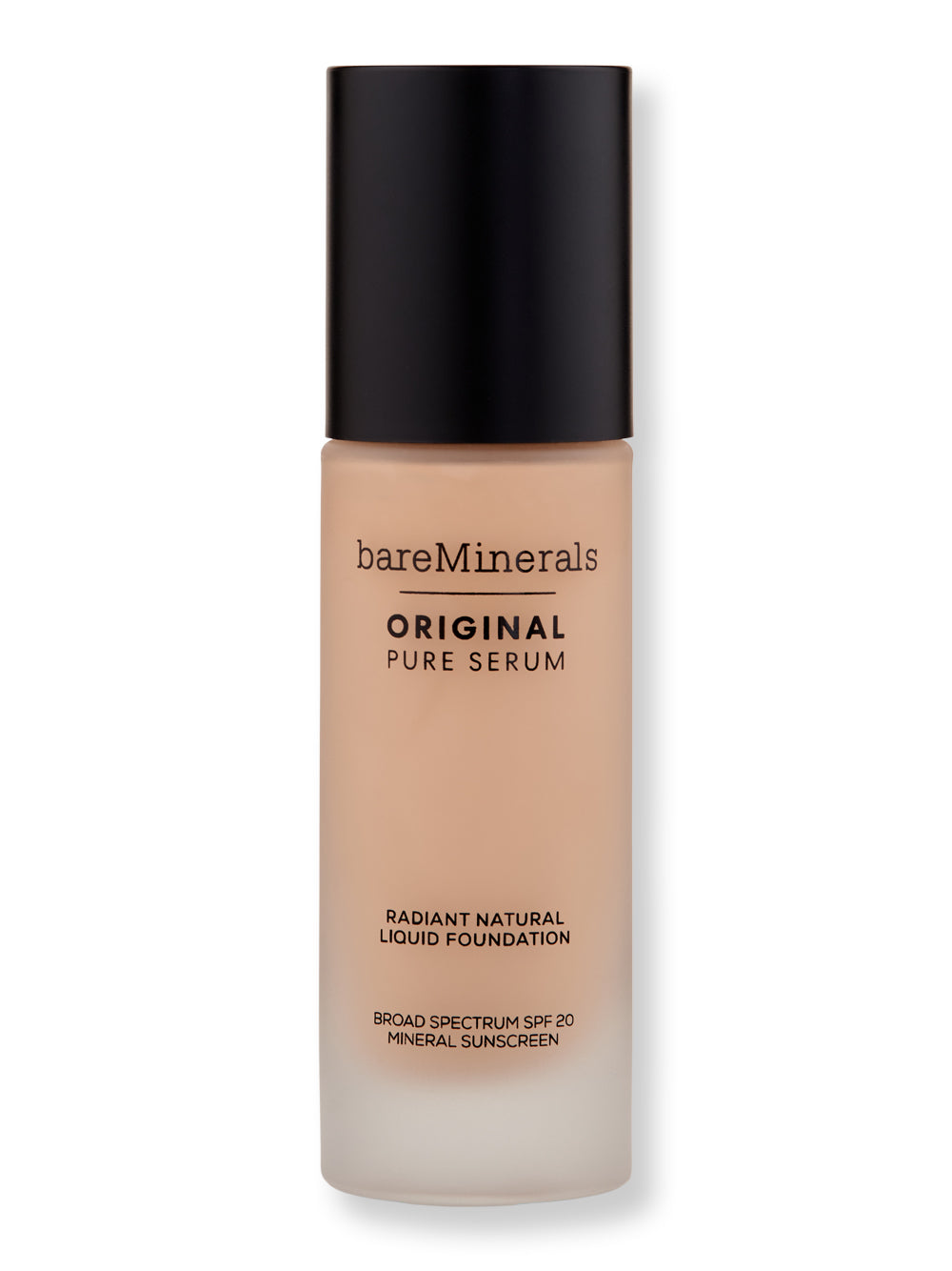 Bareminerals Original Pure Serum Radiant Natural Liquid Foundation Mineral SPF 20 1 oz30 mlMedium Warm 3