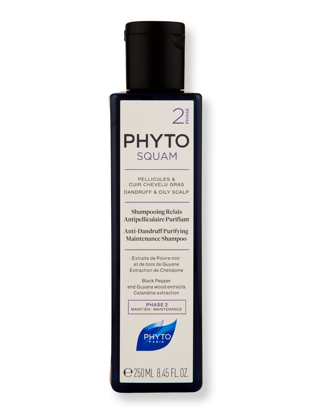 Phyto Phytosquam Anti-Dandruff Purifying Maintenance Shampoo 250 ml