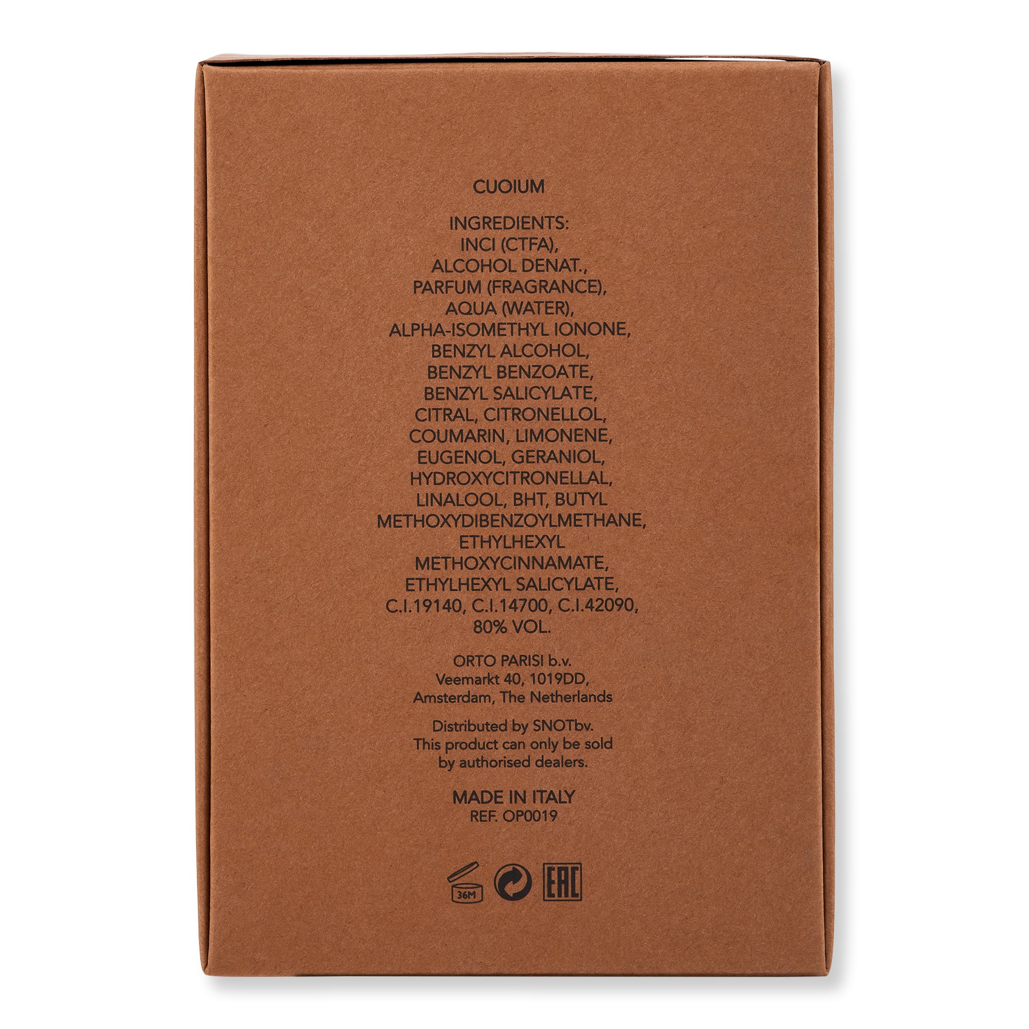 Buy online Orto Parisi Cuoium Eau de Parfum 1.7 oz EP-27238176