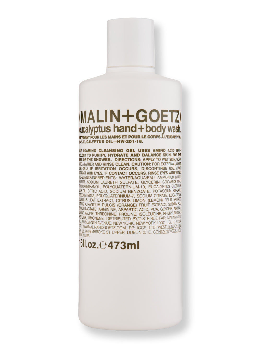 Malin + Goetz Eucalyptus Hand+Body Wash 16 oz473 ml