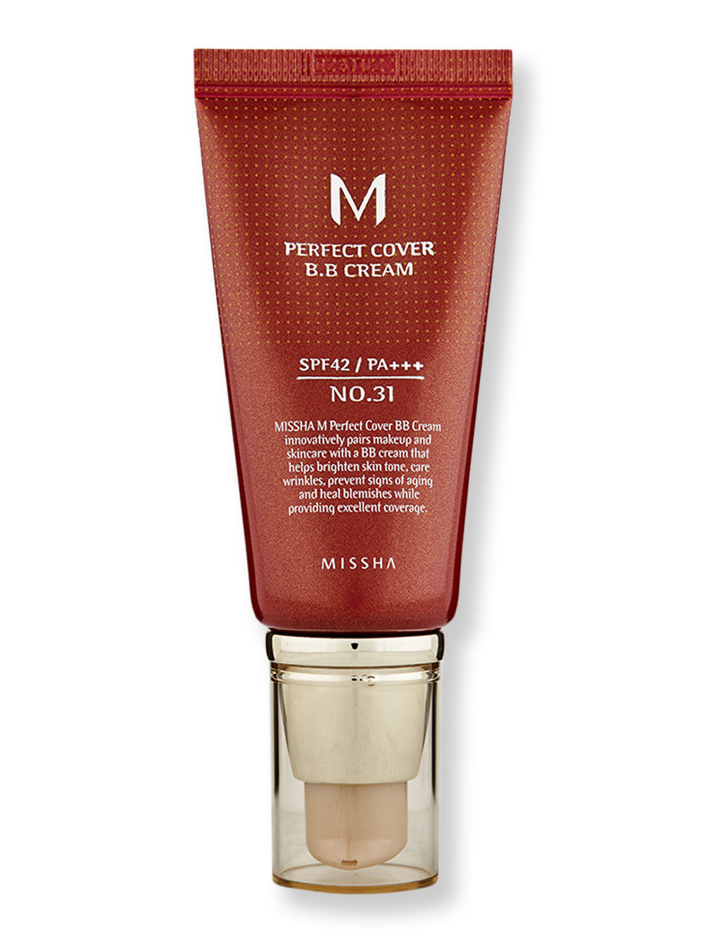 MISSHA M Perfect Cover BB Cream SPF 42 PA+++ 50 mlNo.31 Golden Beige