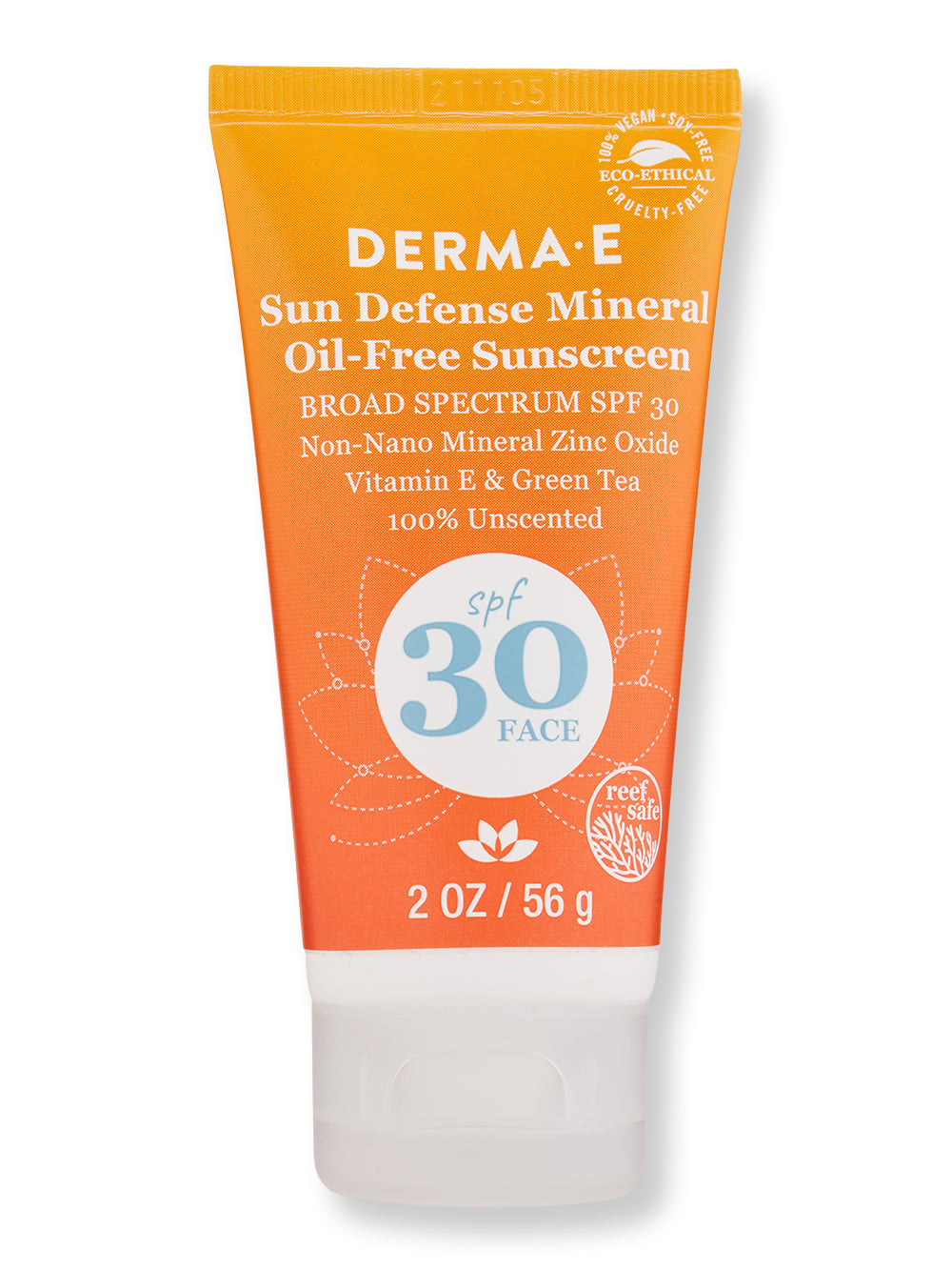 Derma E Sun Defense Mineral Oil-Free Sunscreen SPF30 Face 2 oz56 g