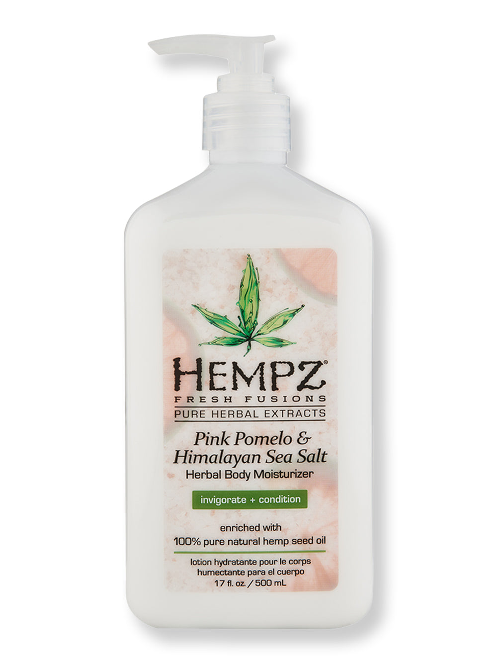 Hempz Pink Pomelo & Himalayan Sea Salt Herbal Body Moisturizer 17 oz