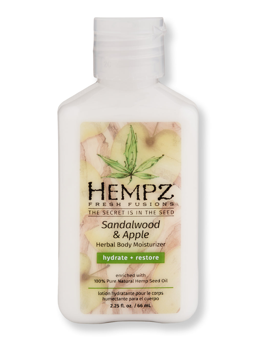 Hempz Sandalwood & Apple Herbal Body Moisturizer 2.25 oz