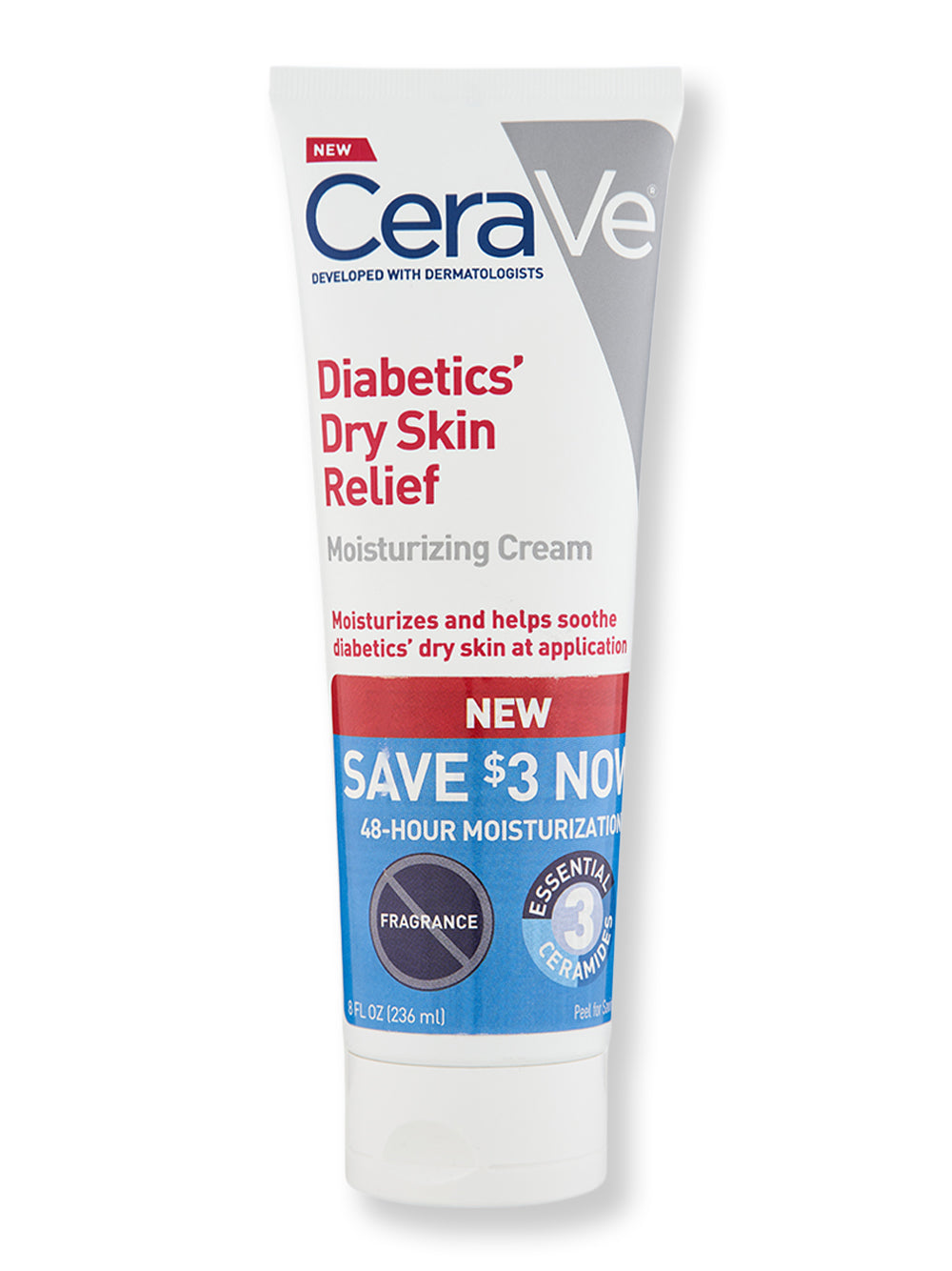 CeraVe Diabetics Dry Skin Relief Moisturizing Cream