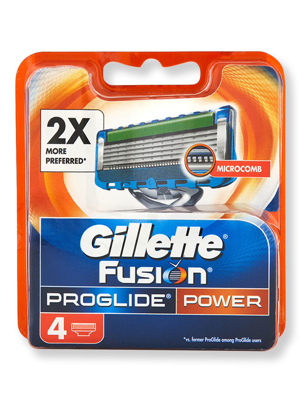 Gillette Fusion5 ProGlide Power Blades 4 Pack 10 ct