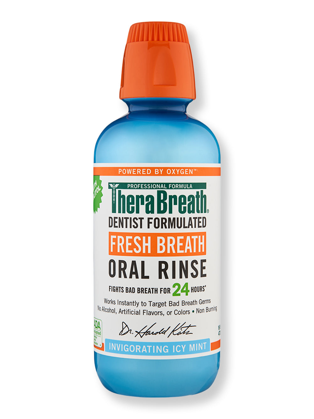 TheraBreath Icy Mint Oral Rinse 16 oz