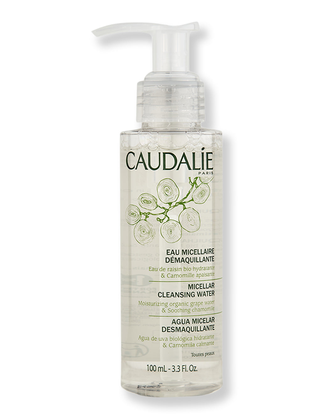 Caudalie Vinoclean Micellar Cleansing Water 3.4 oz100 ml