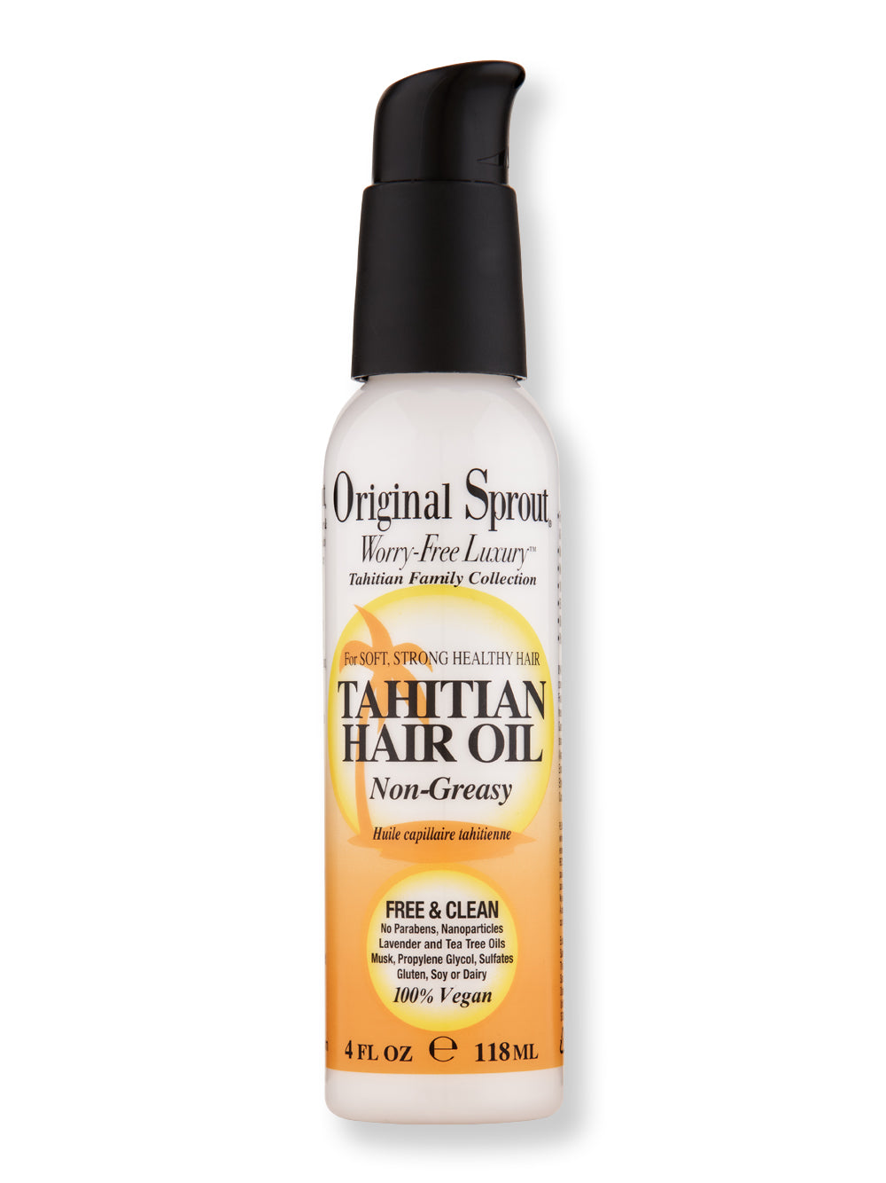 Original Sprout Tahitian Hair Oil 4 oz