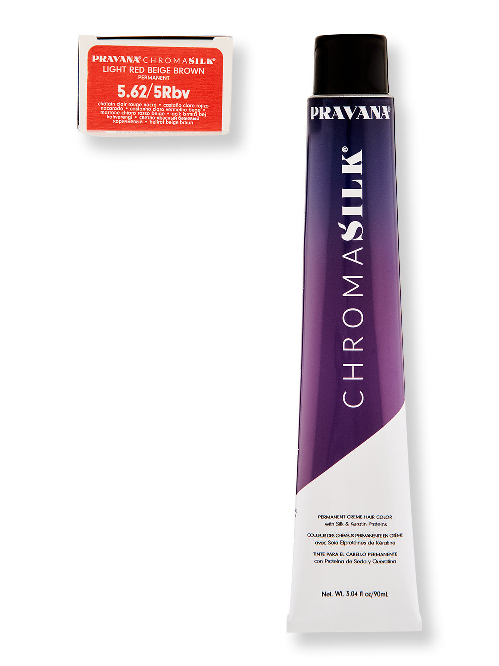 Pravana Chromasilk Creme Hair Color 3 oz5.62 Light Red/Violet Brown