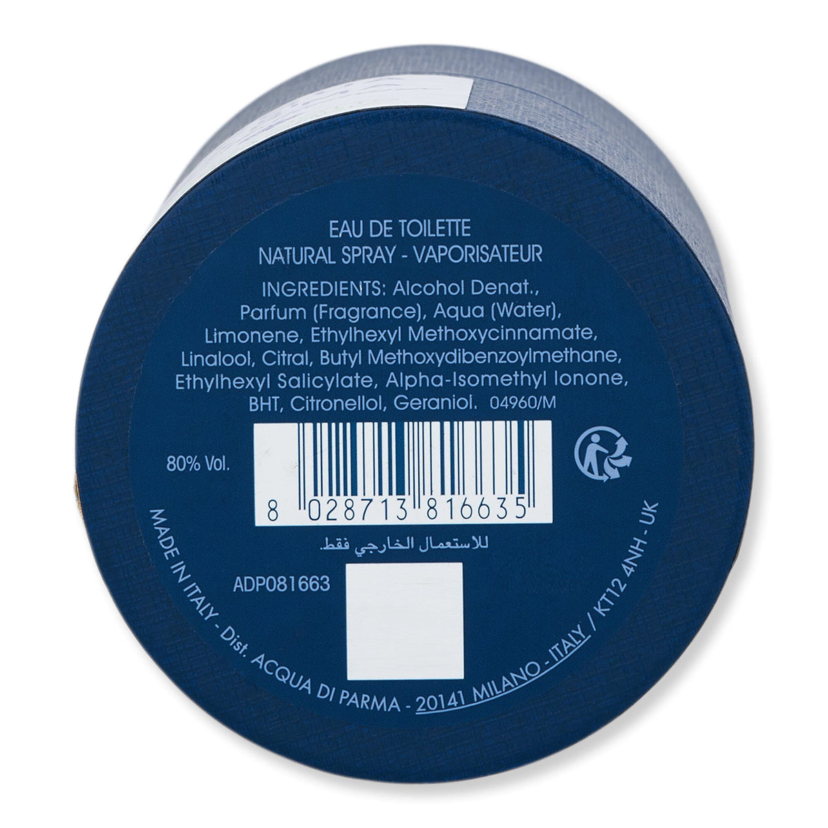 Acqua di Parma Acqua di Parma Blu Mediterraneo Bergamotto di Calabria Eau de Toilette Perfume 