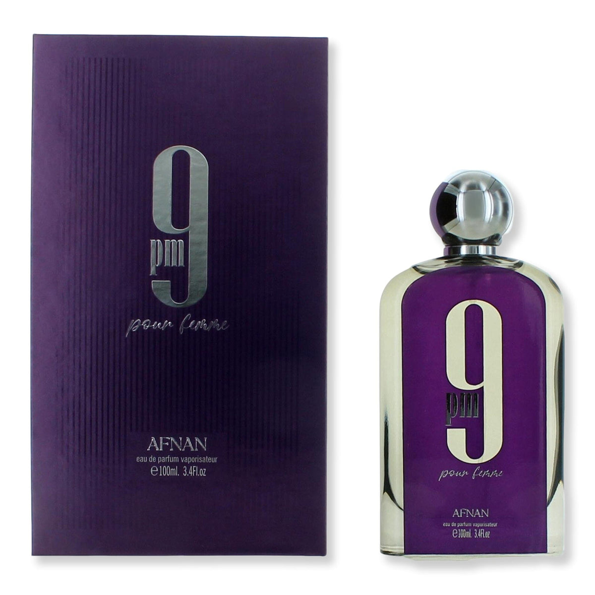 AFNAN AFNAN 9 PM Pour Femme Eau De Parfum Spray Perfume 3.4 oz 