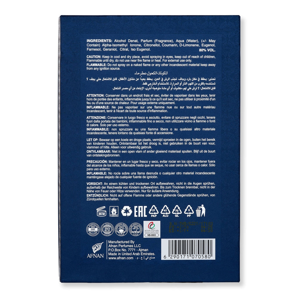 AFNAN AFNAN Turathi Blue Eau De Parfum Spray Perfume 