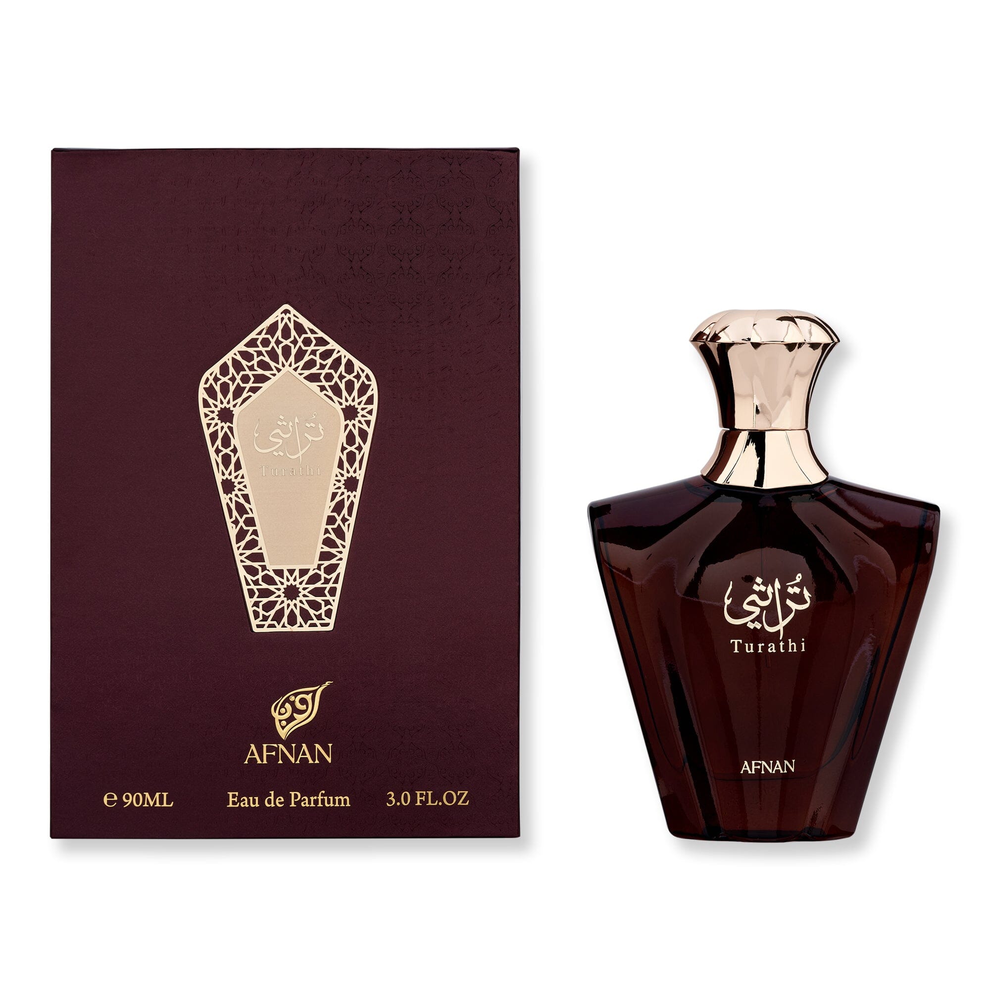 AFNAN AFNAN Turathi Brown Eau De Parfum Spray Perfume 3.0 oz 