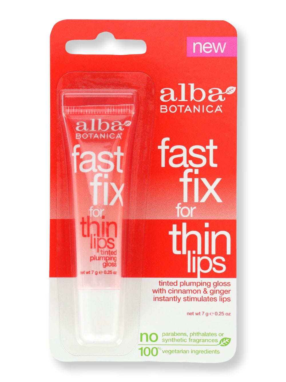 Alba Botanica Alba Botanica Fast Fix For Thin Lips Lip Treatments & Balms .25 oz 6 Ct 