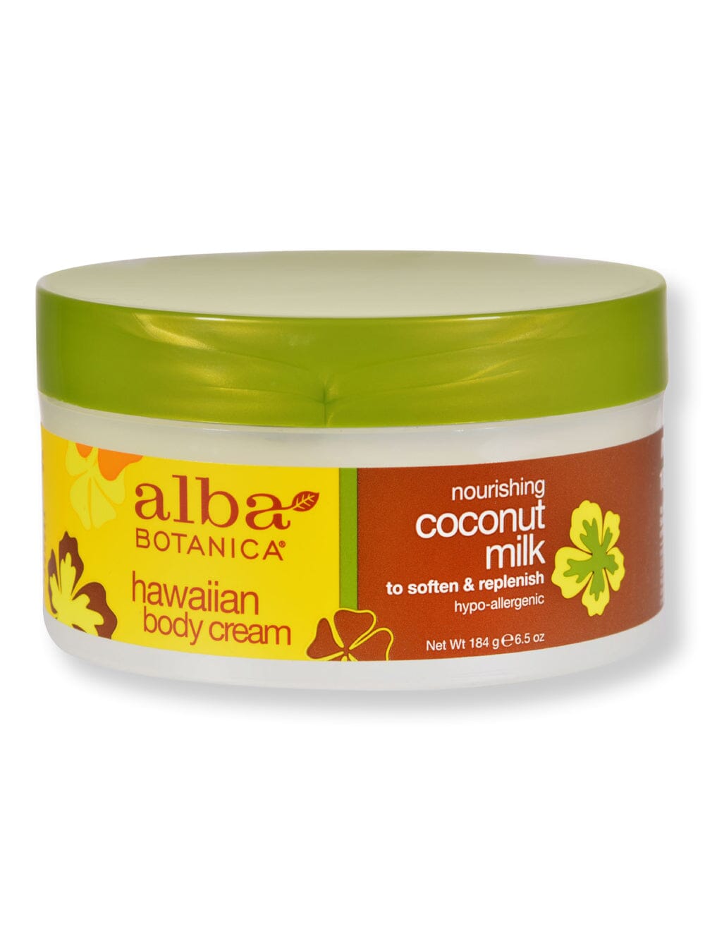 Alba Botanica Alba Botanica Hawaiian Body Cream Coconut Milk Body Lotions & Oils 6.5 oz 