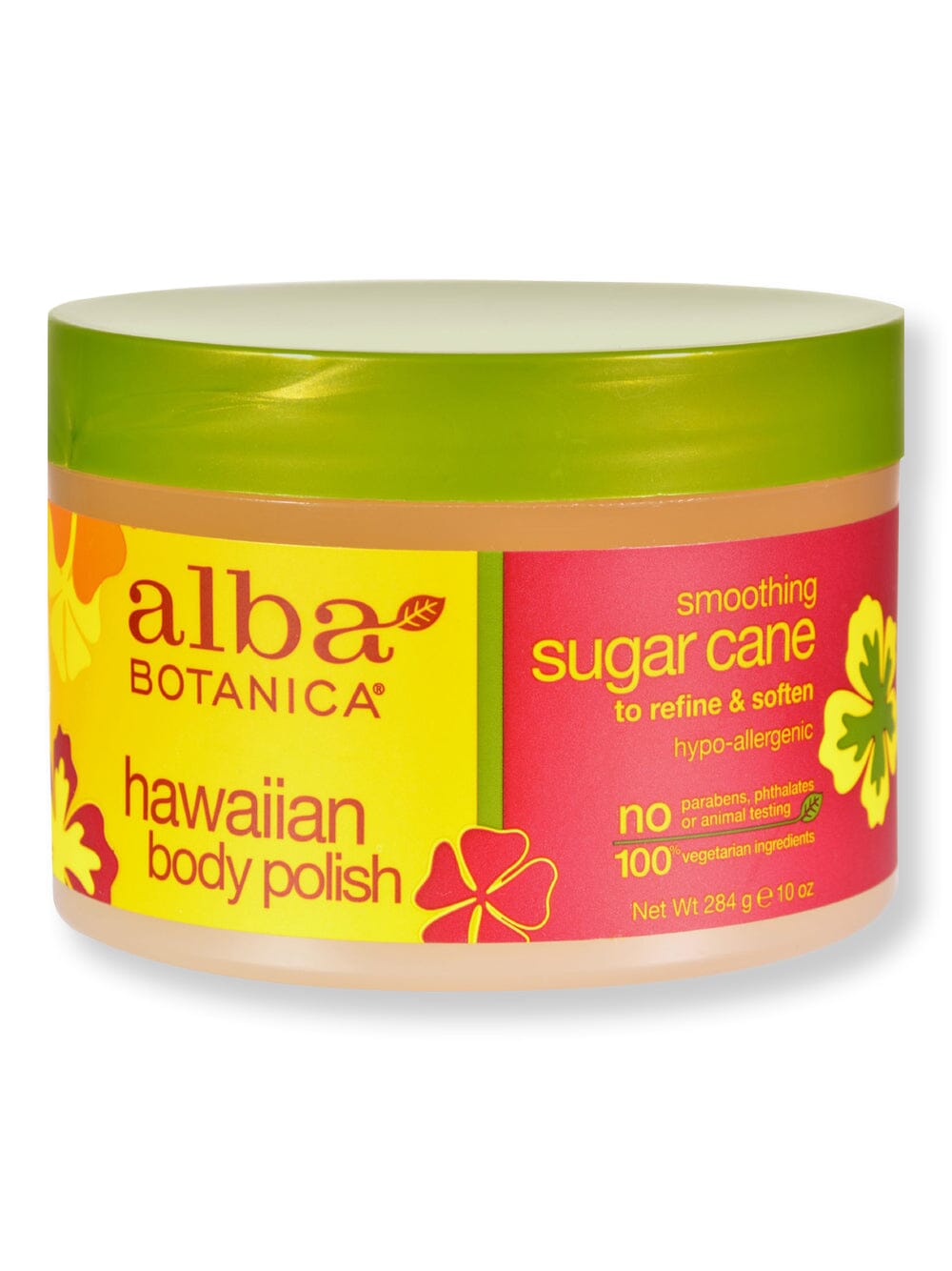 Alba Botanica Alba Botanica Hawaiian Body Polish Sugar Cane 10 oz Body Scrubs & Exfoliants 