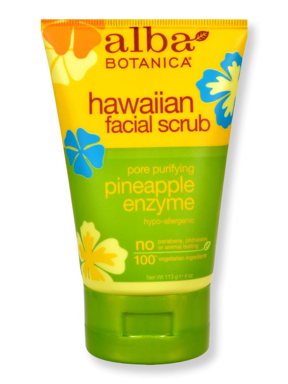 Alba Botanica Alba Botanica Hawaiian Pineapple Enzyme Facial Scrub Exfoliators & Peels 4 fl oz 