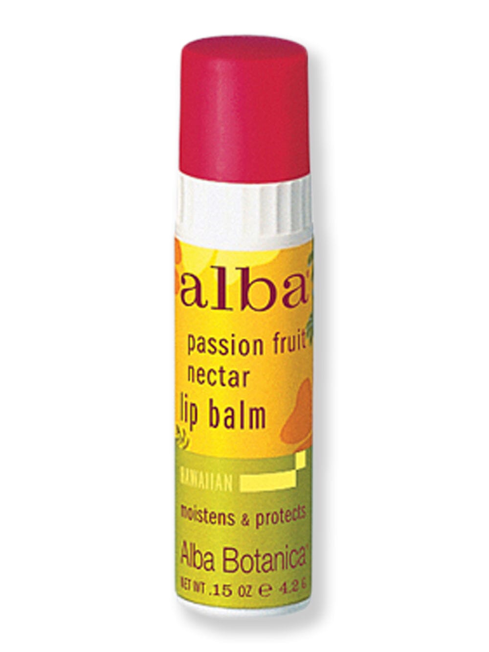 Alba Botanica Alba Botanica Lip Balm Passion Fruit Lip Treatments & Balms .15 oz 24 Ct 
