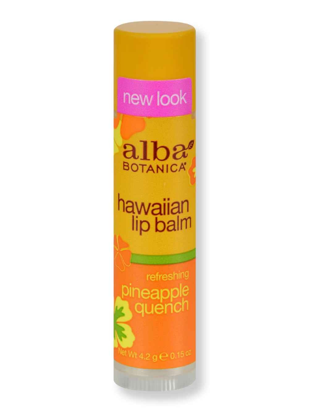 Alba Botanica Alba Botanica Lip Balm Pineapple Quench .15 oz 24 Ct Lip Treatments & Balms 